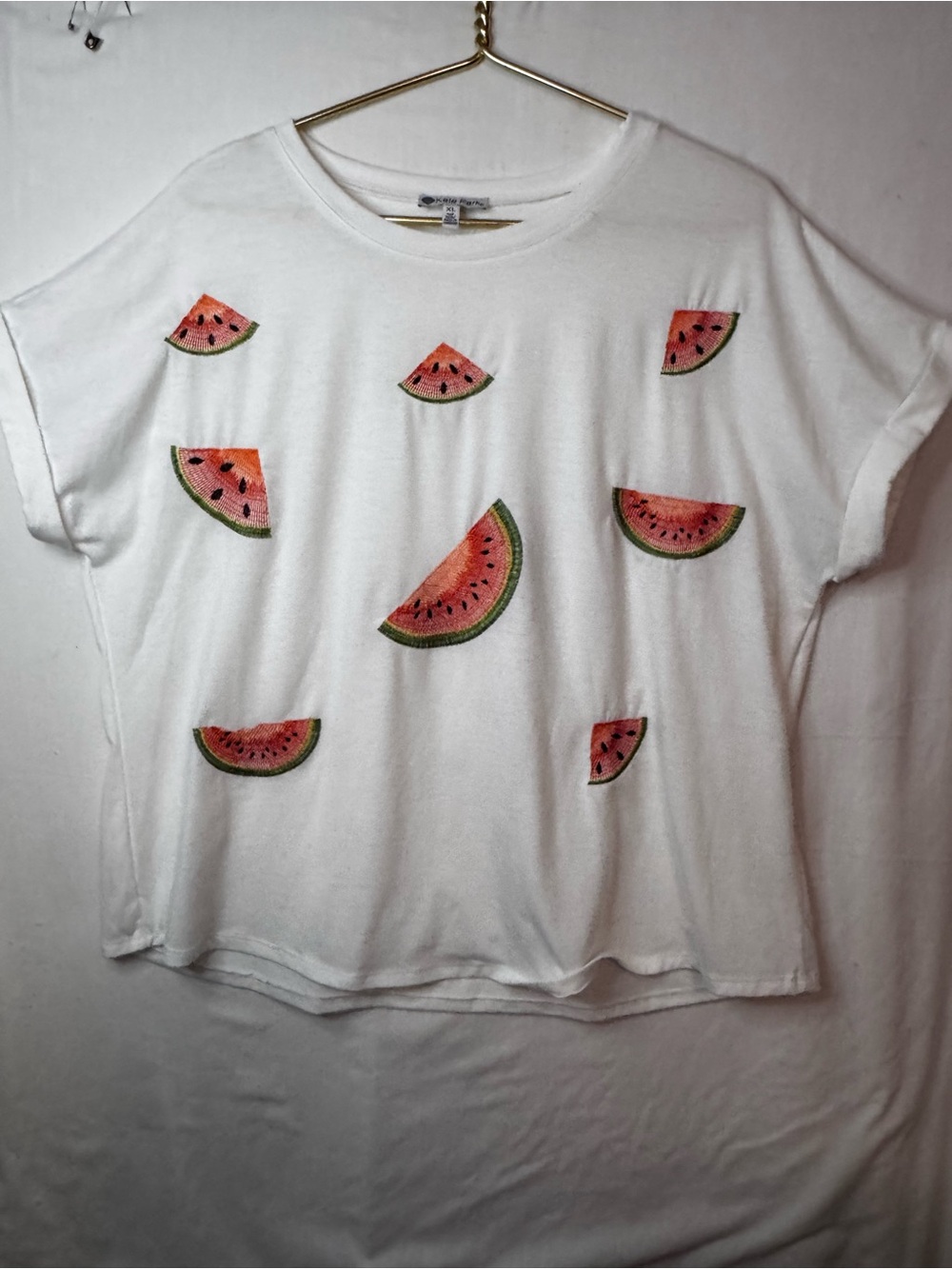 Watermelon embroidered Tee